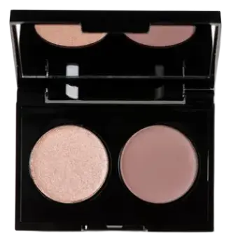 KORRES Volcanic Minerals Velvet Dual Eyeshadow Pink Rose 18