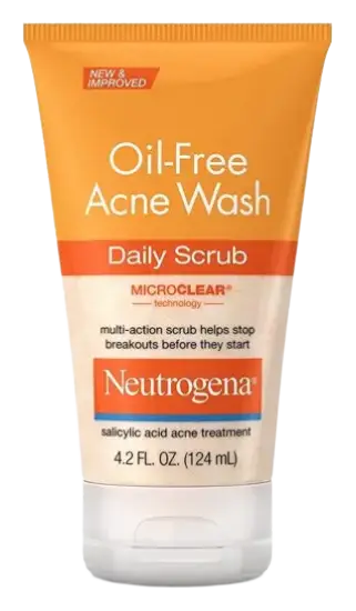 Neutrogena Oil-Free Acne Face Wash Daily Scrub With Salicylic Acid