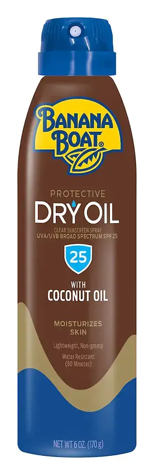 Banana Boat Dry Oil Spray SPF 25