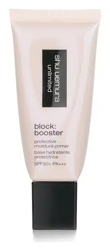 Shu Uemura Unlimited Block : Booster Hydrating Primer SPF 50+ PA+++ Sakura Pink