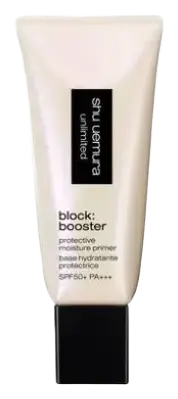 Shu Uemura Unlimited Block : Booster Hydrating Primer SPF 50+ PA+++ Anzu Beige
