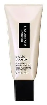 Shu Uemura Unlimited Block : Booster Hydrating Primer SPF 50+ PA+++ Anzu Beige
