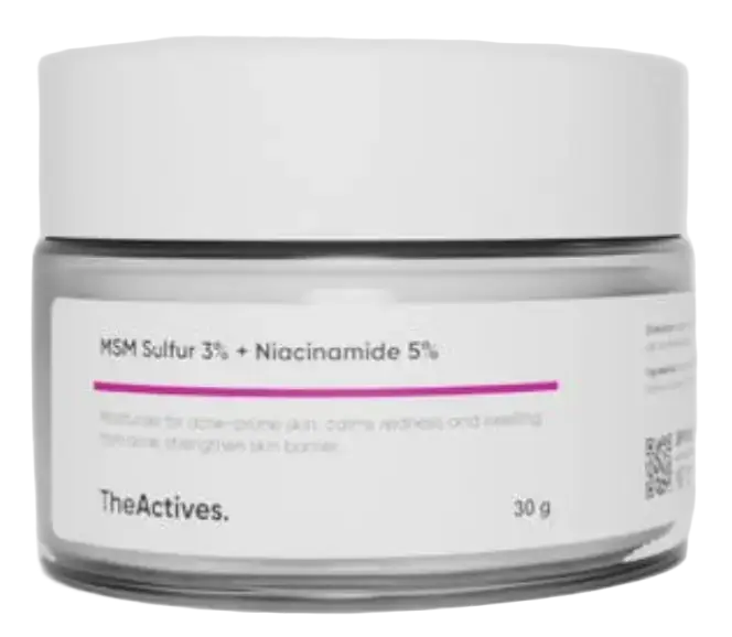 TheActives Acne Gel MSM Sulfur 3% + Niacinamide 5%