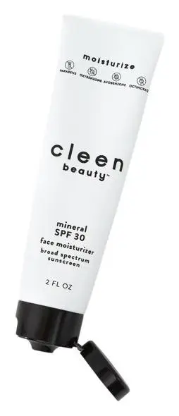cleen beauty Face Moisturizer with Mineral Sunscreen, Broad Spectrum SPF 30