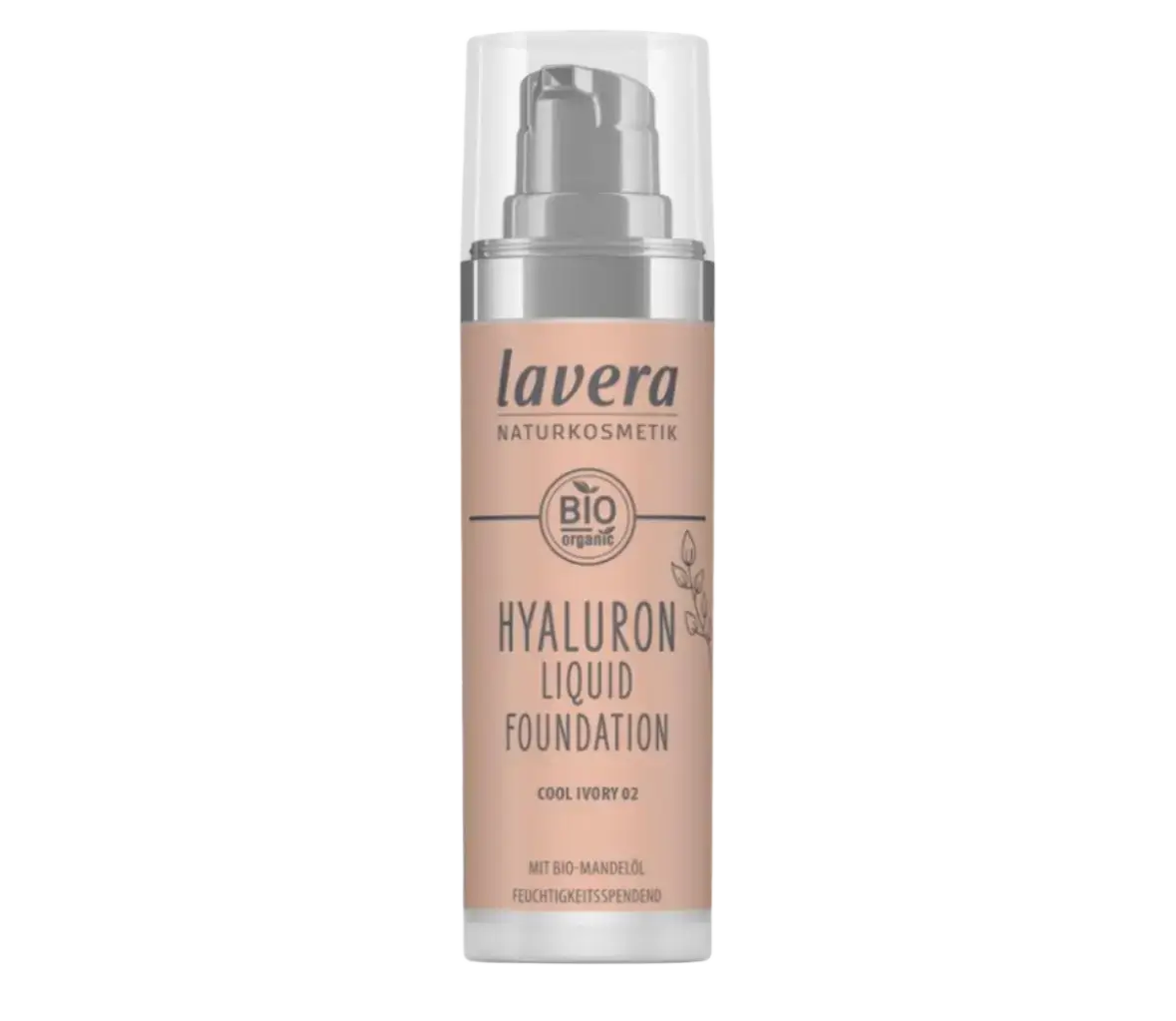 Lavera Hyaluron Liquid Foundation 02 Cool Ivory