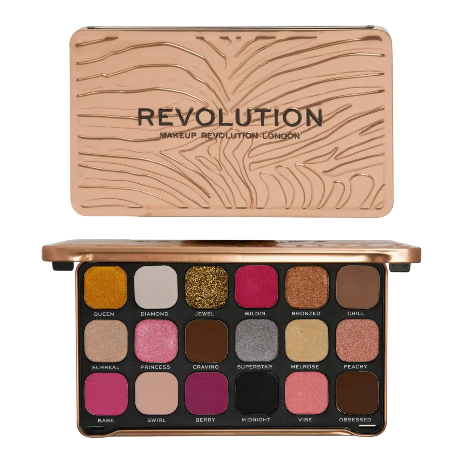 Revolution Beauty Forever Flawless Eyeshadow Palette Bare Pink