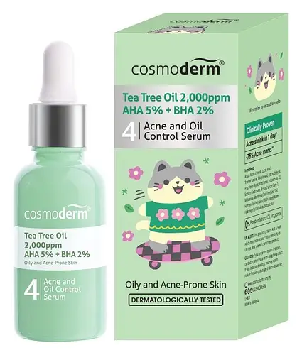 Cosmoderm Tea Tree Oil Refining Oil Control Serum
