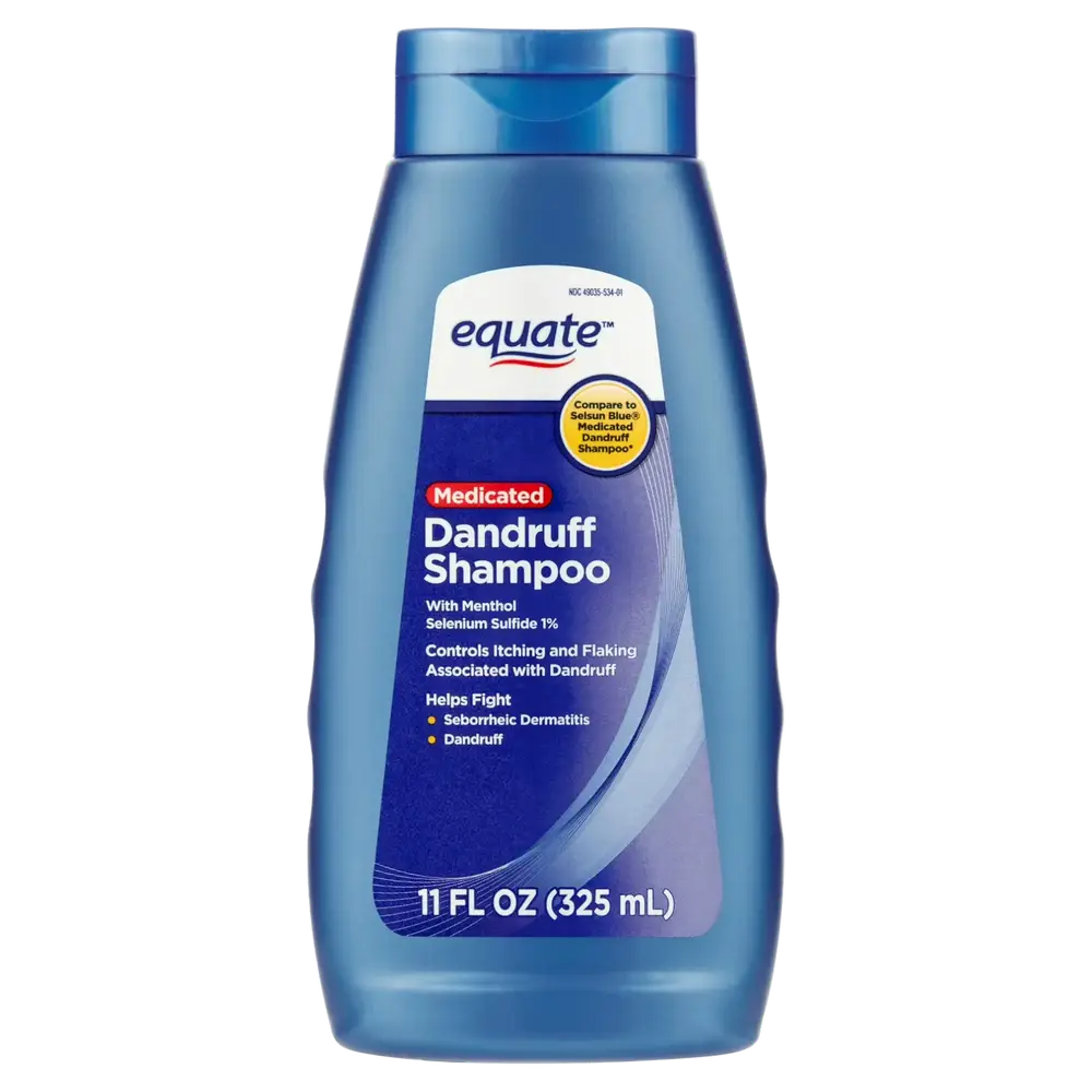 Equate Medicated Dandruff Shampoo With Menthol Selenium Sulfide 1%