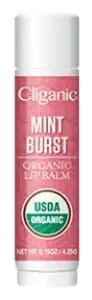 Cliganic Organic Lip Balm Mint Burst
