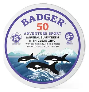 Badger Adventure Mineral Sunscreen Tin SPF 50