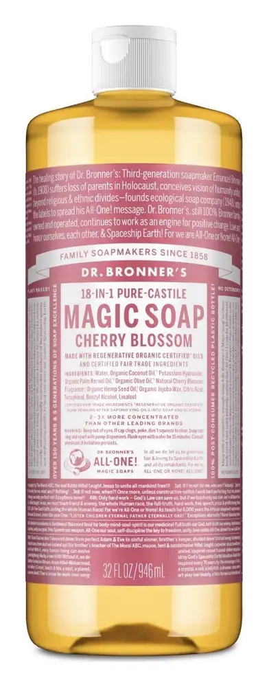 Dr. Bronner's Pure-Castile Magic Soap Cherry Blossom