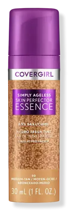 Covergirl Simply Ageless Skin Perfector Essence Foundation 50 Medium Tan