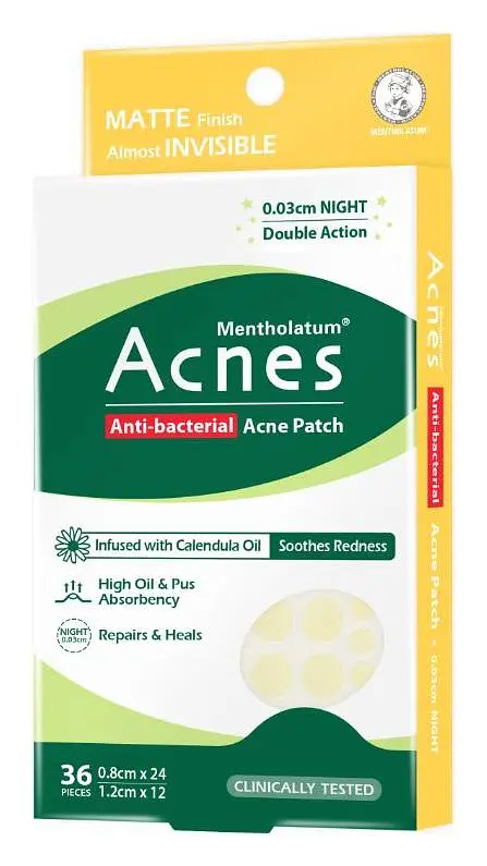 Acnes Anti-Bacterial Calendula Night Patch