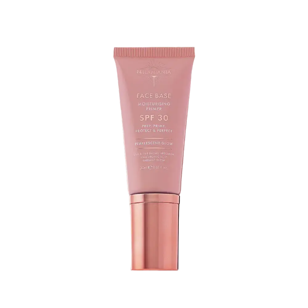 Bellamianta Face Base Moisturising Primer SPF 30 Pearlescent Glow