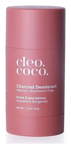 Cleo+Coco Charcoal Deodorant Grapefruit Bergamot