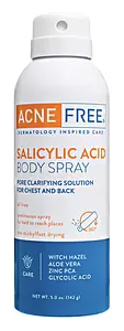 Acne Free Salicylic Acid Body Spray