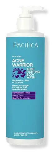 Pacifica Acne Warrior Fighting Body Wash With 2% Salicylic Acid