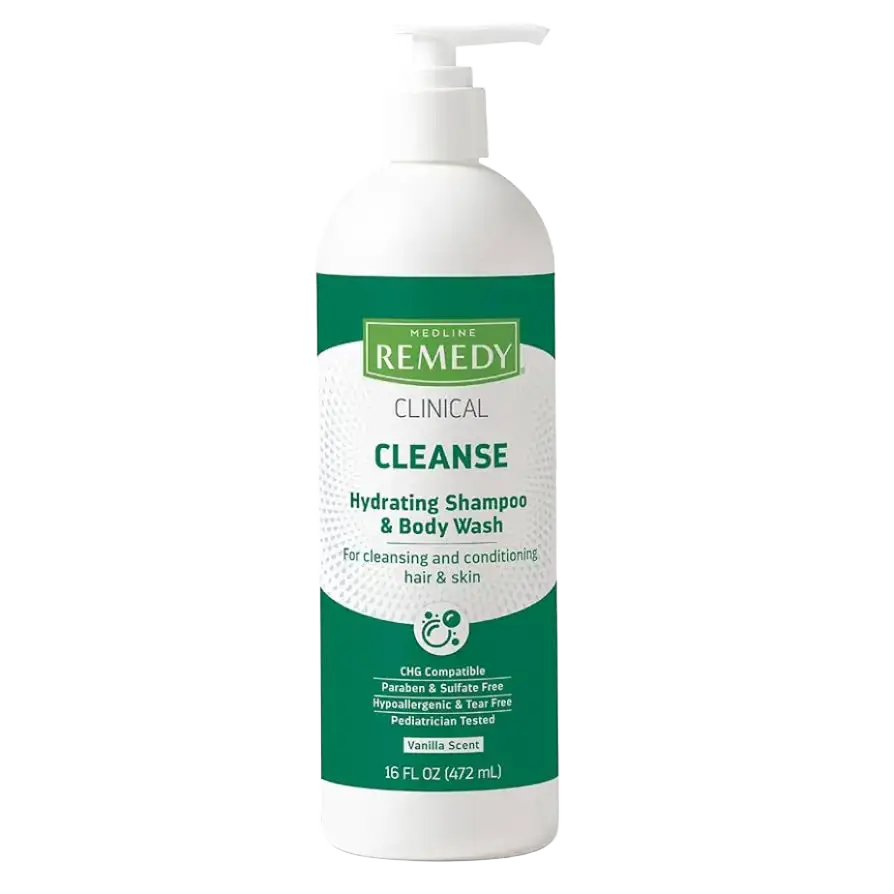Medline Remedy Clinical Cleanse Hydrating Shampoo & Body Wash