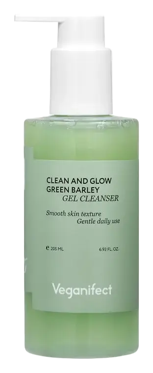 Veganifect Clean & Glow Green Barley Gel Cleanser