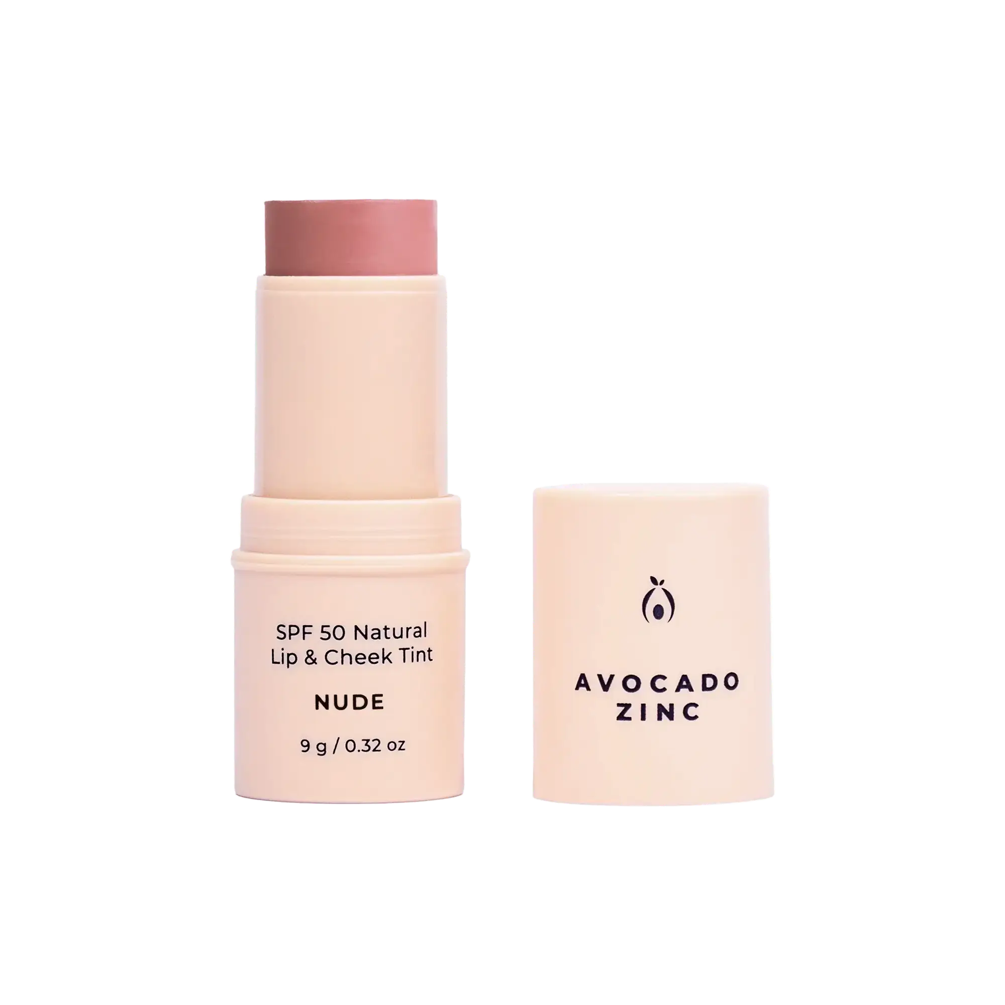 Avocado Zinc SPF 50 Natural Lip & Cheek Tint Nude