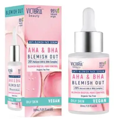 Victoria Beauty AHA & BHA Blemish Out Face Serum