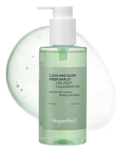 Veganifect Clean & Glow Green Barley LHA Deep Cleansing Oil