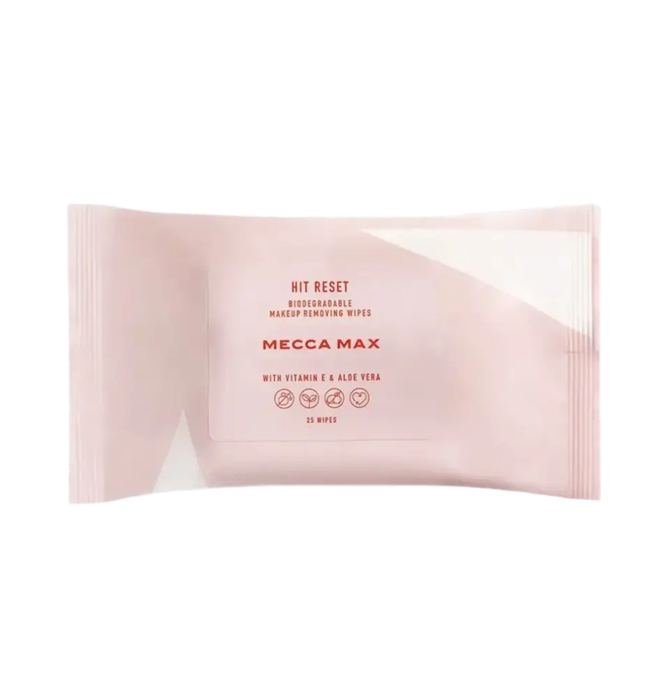 Mecca Cosmetica Mecca Max Hit Reset Biodegradable Makeup Removing Wipes