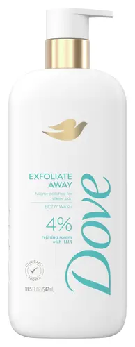 Dove Serum Body Wash Exfoliate Away
