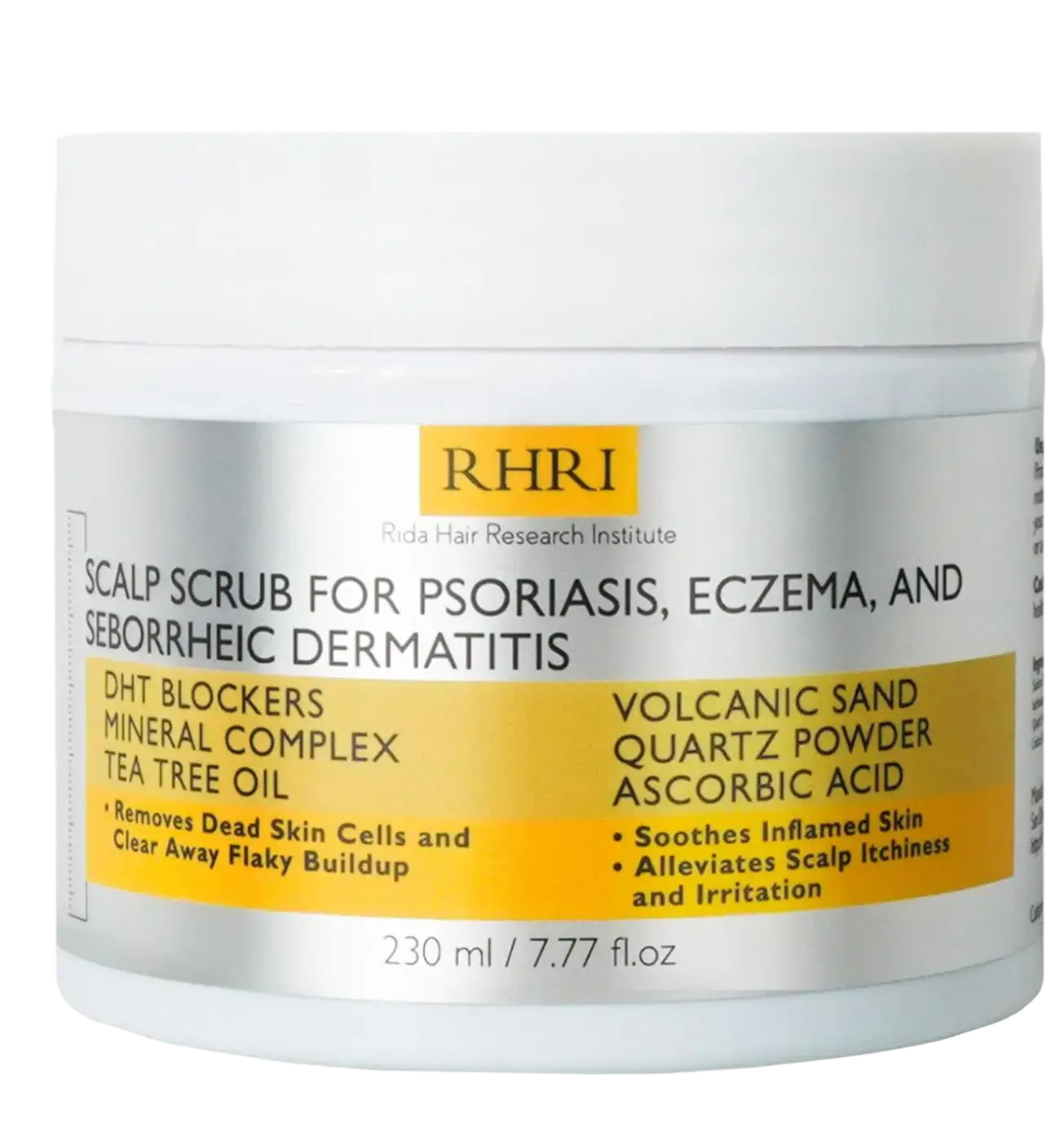Rida Hair Research Institute Scalp Scrub For Psoriasis, Eczema And Seborrheic Dermatitis