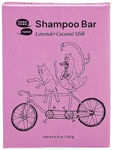 Meow Meow Tweet Shampoo Bar Lavender Coconut Milk