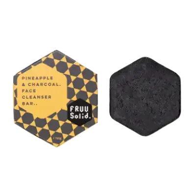 Fruu Pineapple & Charcoal Face Cleanser Bar