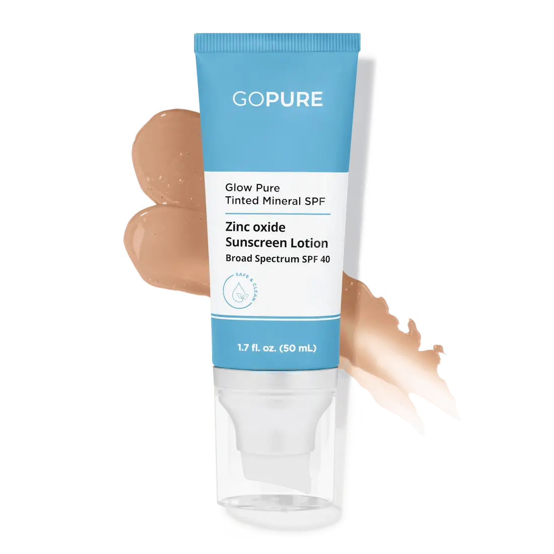 GoPure Glow Pure Tinted Mineral Sunscreen SPF 40