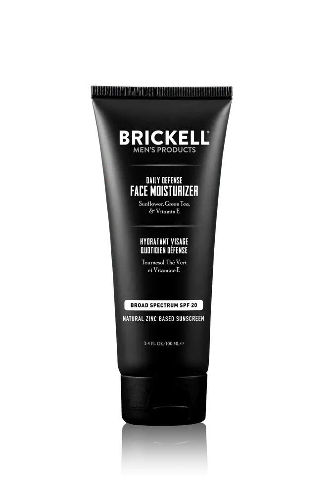 Brickell Men's Products Daily Defense Face Moisturizer SPF 20