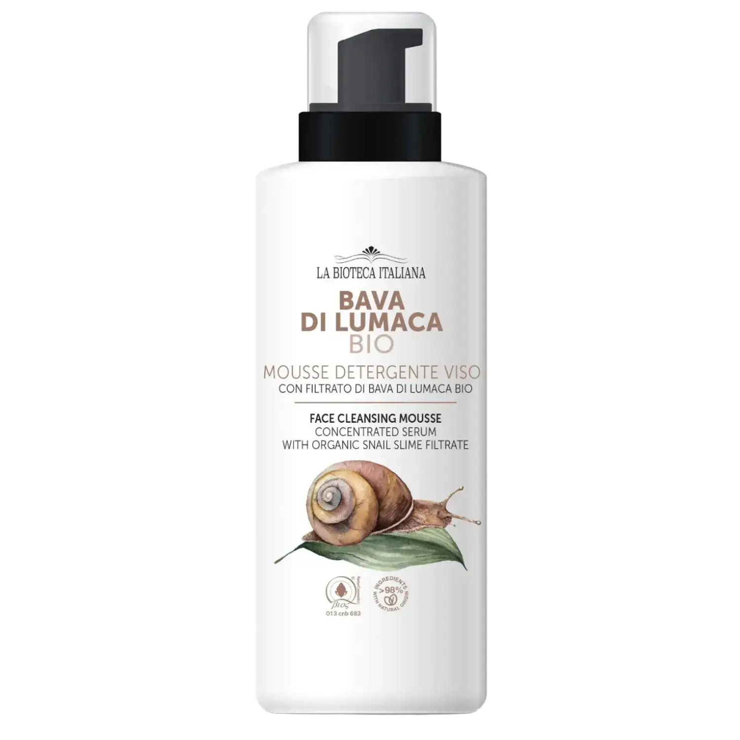 La Bioteca Italiana Bava Di Lumaca Bio Face Cleansing Mousse