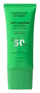 Conscious Chemist 100% Mineral Sunscreen SPF 50 PA++++