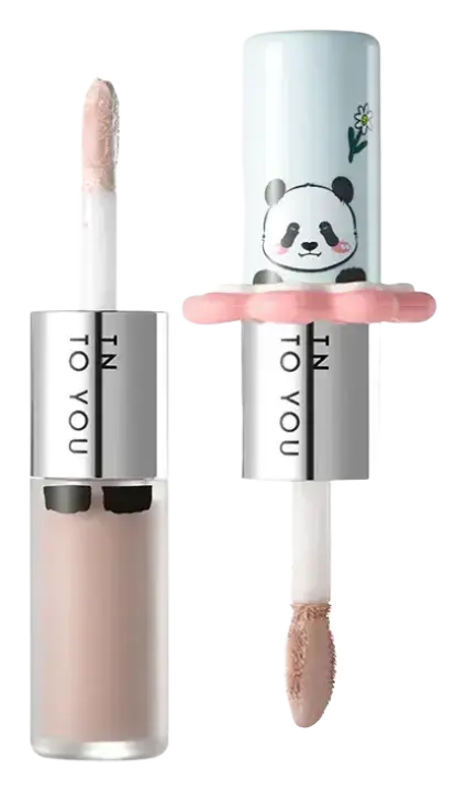 INTO YOU M Lan Panda Blush & Highlight Duo MLD02 Playful Brown