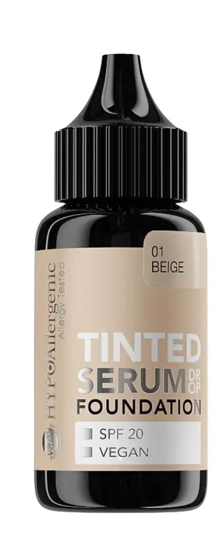 Hypoallergenic Tinted Serum Drop Foundation 01 Beige
