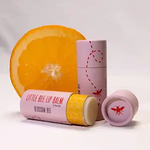 Love + Leche Little Bee Lip Balm - Blossom Bee (Orange)