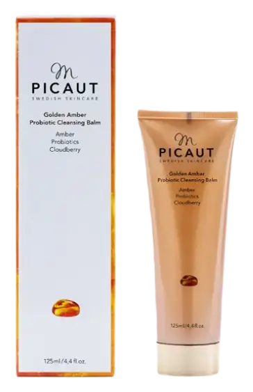 M Picaut Golden Amber Probiotic Cleansing Balm