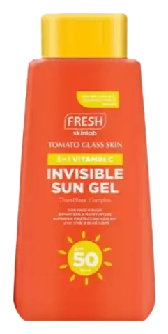 Fresh Skinlab Tomato Glass Skin 3 In 1 Vitamin C Invisible Sun Gel SPF 50