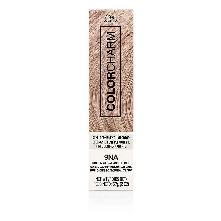 Wella Demi Permanent Cream Hair Color 9NA Light Natural Ash Blonde