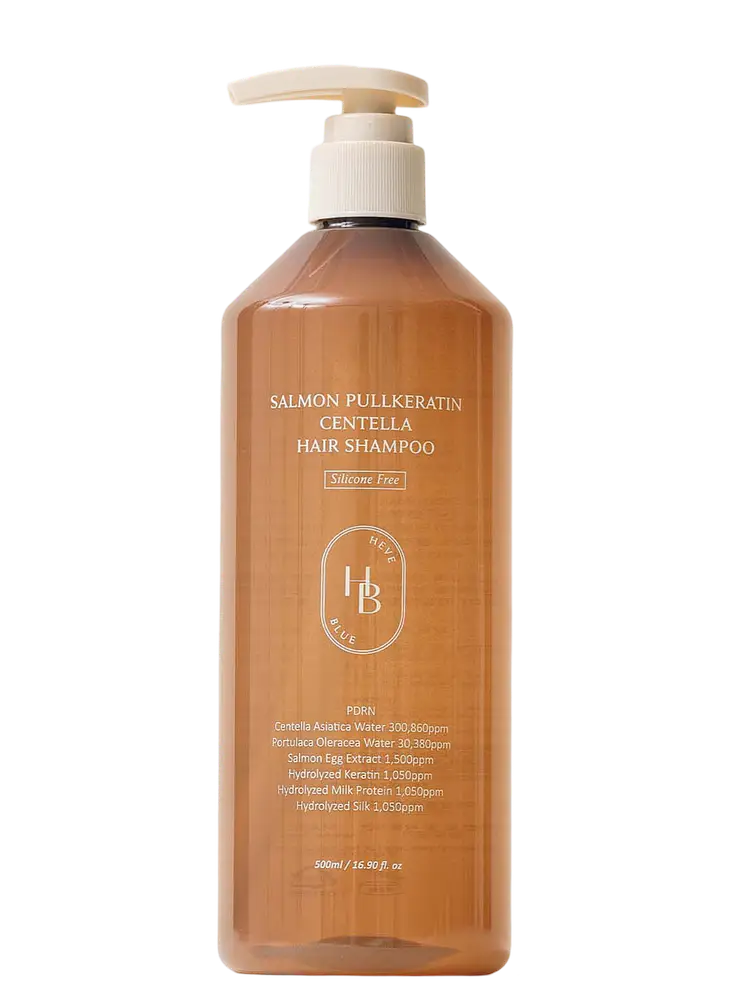 Heveblue Salmon Pullkeratin Centella Hair Shampoo