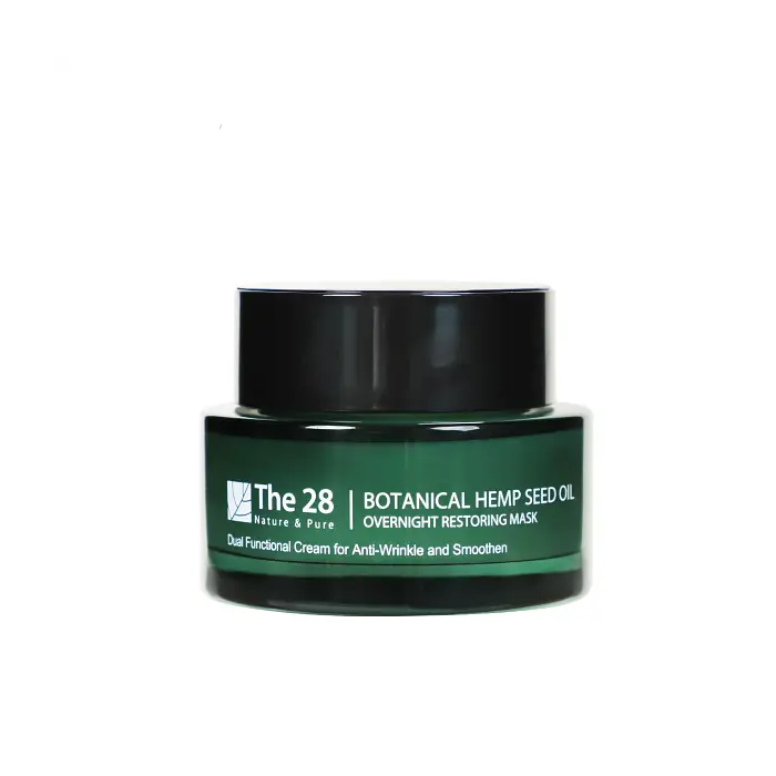 The 28 Nature & Pure Botanical Hemp Seed Oil Overnight Restoring Mask