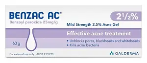 Benzac AC Acne Gel 2.5% Australia