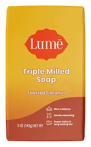 Lume Triple Milled Soap Bar Toasted Coconut