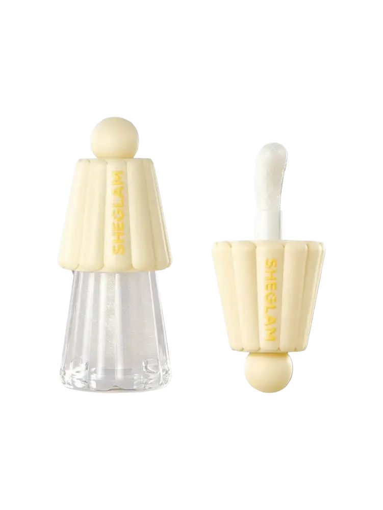 SHEGLAM Jelly Wow Hydrating Glitter Lip Oil Strike Gold