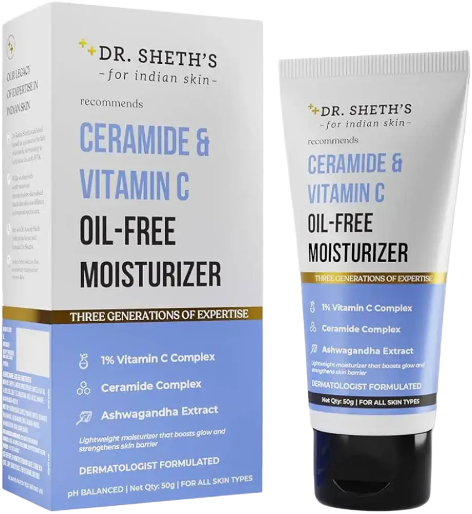 Dr. Sheth's Oil-Free Moisturizer Ceramide & Vitamin C Brightening