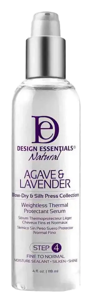 Design Essentials Agave And Lavender Weightless Thermal Protectant Serum