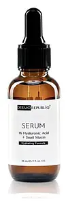 Dermorepubliq 1% Hyaluronic Acid + Snail Mucin Serum