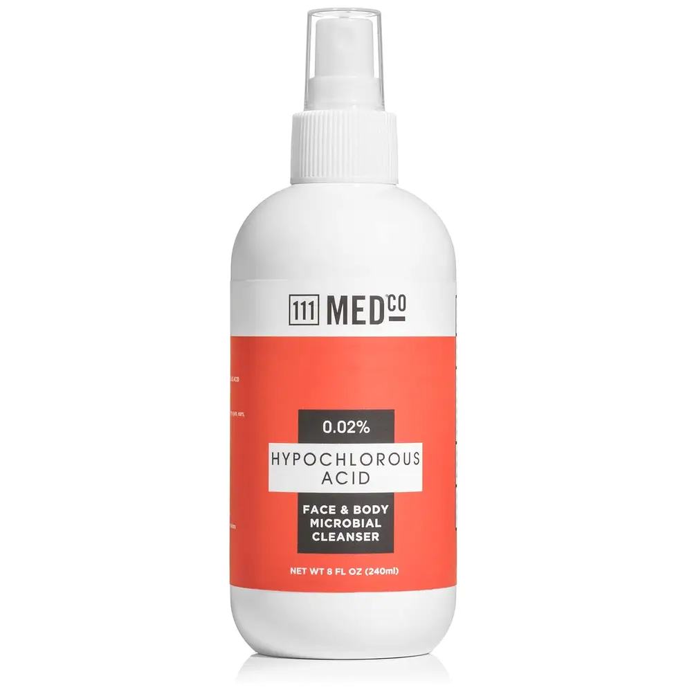 111MedCo 0.02% Hypochlorous Acid Face & Body Microbial Cleanser